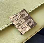 Givenchy Small 4G Box Bag In Leather Green 16x12x6cm - 4