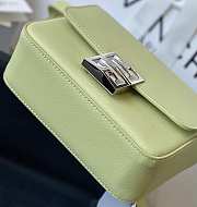 Givenchy Small 4G Box Bag In Leather Green 16x12x6cm - 3