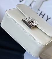 Givenchy Small 4G Box Bag In Leather White 16x12x6cm - 6