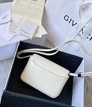 Givenchy Small 4G Box Bag In Leather White 16x12x6cm - 3