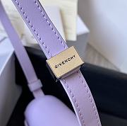 Givenchy Small 4G Box Bag In Leather Purple 16x12x6cm - 6