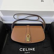 Celine Tabou Clutch On Strap Tan 10I593DQ1 18x8x5cm  - 1