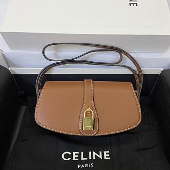 Celine Tabou Clutch On Strap Tan 10I593DQ1 18x8x5cm 