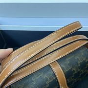 Celine Tabou Clutch On Strap Triomphe Canvas 10I593DQ1 18x8x5cm  - 6