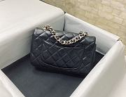 Chanel Mini CF Flap Bag In Smooth Leather Black AS2326 20cm - 2
