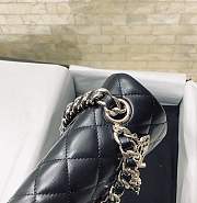 Chanel Mini CF Flap Bag In Smooth Leather Black AS2326 20cm - 5
