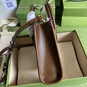 Gucci Mini Tote Bag Interlocking G Brown 671623 16x20x7cm - 5