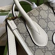 Gucci Mini Tote Bag Interlocking G White 671623 16x20x7cm - 2