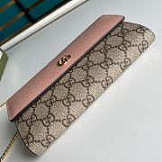 Gucci GG Marmont Chain Wallet Pink 546585 19x10x3.5cm - 4