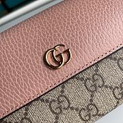 Gucci GG Marmont Chain Wallet Pink 546585 19x10x3.5cm - 2