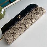 Gucci GG Marmont Chain Wallet Black 546585 19x10x3.5cm - 4