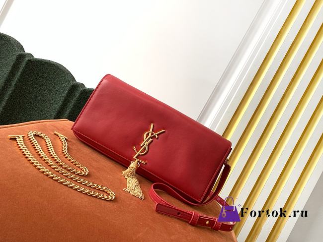 Ysl Kate 99 In Smooth Leather Red 6042760 26x13.5x4.5cm - 1