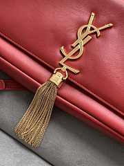 Ysl Kate 99 In Smooth Leather Red 6042760 26x13.5x4.5cm - 4