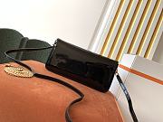 Ysl Kate 99 In Patern Leather Black 6042760 26x13.5x4.5cm - 4