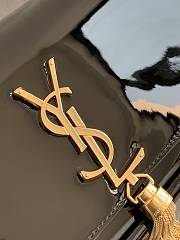 Ysl Kate 99 In Patern Leather Black 6042760 26x13.5x4.5cm - 3