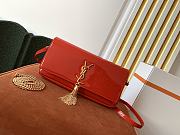 Ysl Kate 99 In Patern Leather Red 6042760 26x13.5x4.5cm - 1