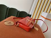 Ysl Kate 99 In Patern Leather Red 6042760 26x13.5x4.5cm - 5