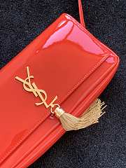 Ysl Kate 99 In Patern Leather Red 6042760 26x13.5x4.5cm - 3