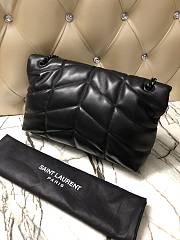 Ysl Medium Puffer Bag Black Metal In Leather 5774751 35x23x13.5cm - 2