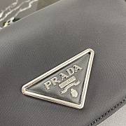 Prada Identity Shoulder Bag Nylon/Leather Black 1BD263 21x16x6.5cm - 2