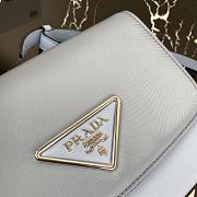 Prada Identity Shoulder Bag Nylon/Leather Blue 1BD263 21x16x6.5cm - 6