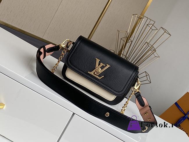 Louis Vuitton Lockme Tender Black M58557 19x13x8cm - 1