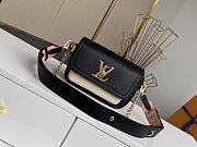 Louis Vuitton Lockme Tender Black M58557 19x13x8cm - 1