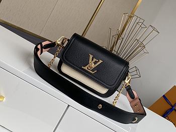 Louis Vuitton Lockme Tender Black M58557 19x13x8cm