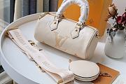 Louis Vuitton Papillon BB Monogram Empreinte Cream M45708 20x10x10cm  - 3