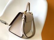 Louis Vuitton Twist One Handle MM Taurillon Leather Beige M57092 29x21x12cm - 6