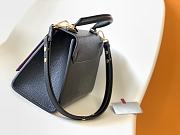 Louis Vuitton Twist One Handle MM Taurillon Leather Black M57090 29x21x12cm - 6