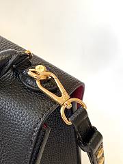 Louis Vuitton Twist One Handle MM Taurillon Leather Black M57090 29x21x12cm - 2