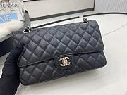 Chanel Lambskin & Silver-Tone Metal Black 0111221 25.5cm - 5