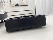 Chanel Lambskin & Silver-Tone Metal Black 0111221 25.5cm - 4