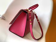 Louis Vuitton Twist One Handle PM Taurillon Leather Pink M57584 17x25x11cm - 2