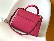 Louis Vuitton Twist One Handle PM Taurillon Leather Pink M57584 17x25x11cm - 4