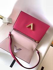 Louis Vuitton Twist One Handle PM Taurillon Leather Pink M57584 17x25x11cm - 6