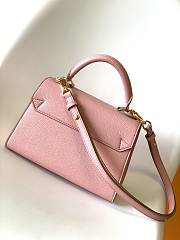 Louis Vuitton Twist One Handle PM Taurillon Leather Rose Pink M57584 17x25x11cm - 6