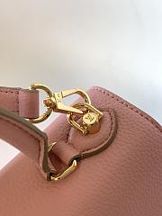 Louis Vuitton Twist One Handle PM Taurillon Leather Rose Pink M57584 17x25x11cm - 5
