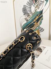 Chanel Flap Bag 2.55 Leather Black 25.5cm - 6