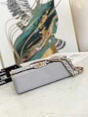 Chanel Flap Bag 2.55 Leather Gray 25.5cm - 4