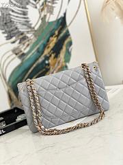 Chanel Flap Bag 2.55 Leather Gray 25.5cm - 2