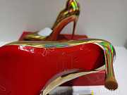 Christian Louboutin Hot Chick Iridescent Scallop Leather Pumps 120mm - 2