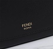 Fendi Mini Camera Case Suede/Leather Black 8BS058AHSB 21x8x13cm - 3