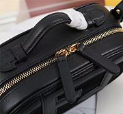 Fendi Mini Camera Case Suede/Leather Black 8BS058AHSB 21x8x13cm - 2