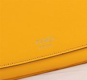 Fendi Mini Camera Case Suede/Leather Yellow 8BS058AHSB 21x8x13cm - 5