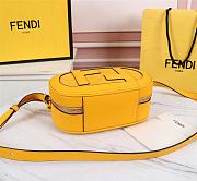 Fendi Mini Camera Case Suede/Leather Yellow 8BS058AHSB 21x8x13cm - 4