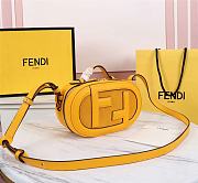 Fendi Mini Camera Case Suede/Leather Yellow 8BS058AHSB 21x8x13cm - 3