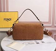 Fendi Baguette Fur Brown 8BR600AH96 27×6×15cm - 5