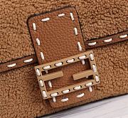 Fendi Baguette Fur Brown 8BR600AH96 27×6×15cm - 2